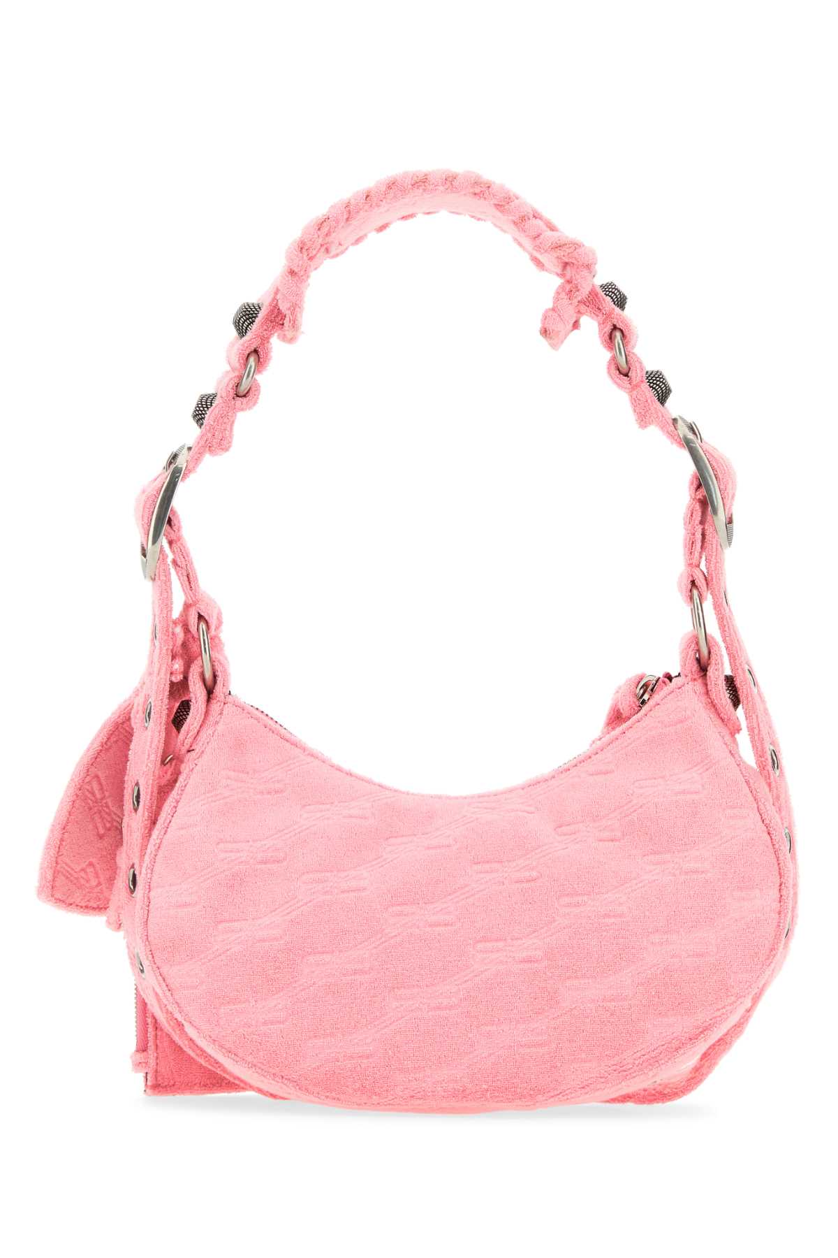 BALENCIAGA Balenciaga Women Pink Terry Fabric Le Cagole Xs Shoulder Bag