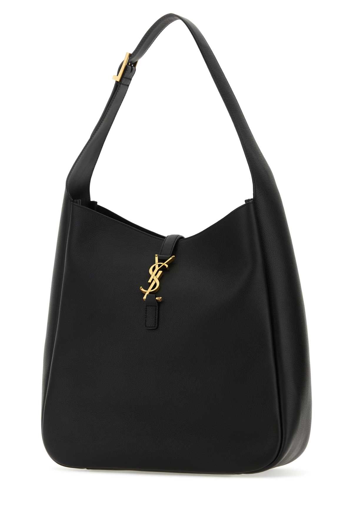 SAINT LAURENT Saint Laurent Women Black Leather Large Le 5 Ã  7 Shoulder Bag