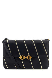 Saint Laurent Women Two-Tone Leather Le Maillon Shoulder Bag