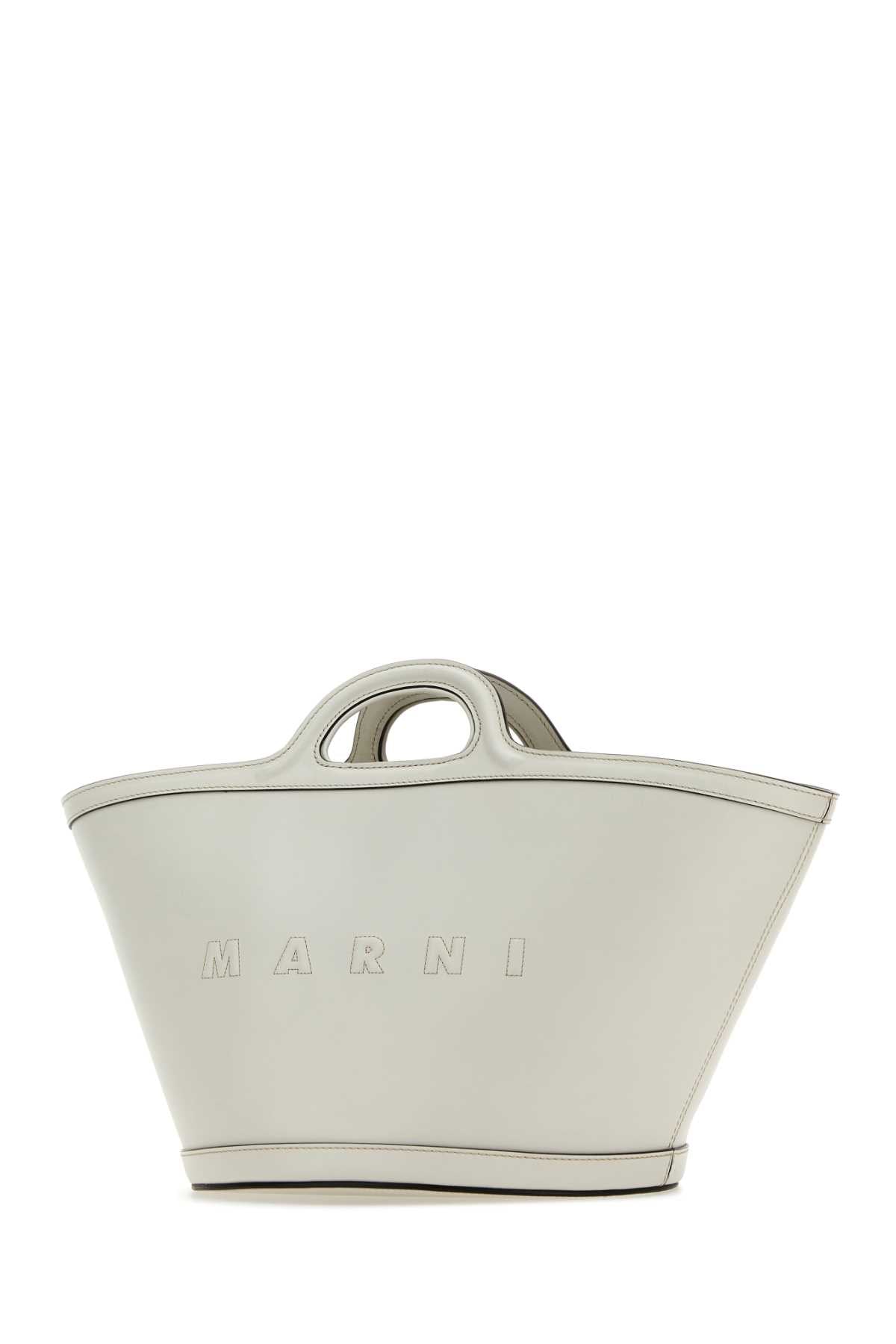 MARNI Marni Women White Leather Small Tropicalia Handbag