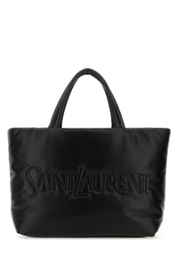 SAINT LAURENT Saint Laurent Men Black Nappa Leather Saint Laurent Shopping Bag