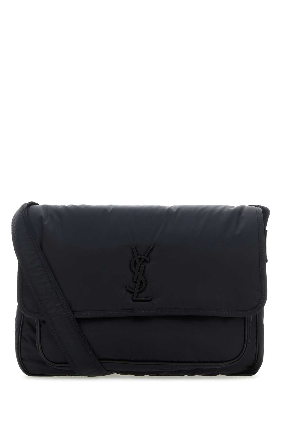 SAINT LAURENT Saint Laurent Men Dark Blue Nylon Niki Crossbody Bag