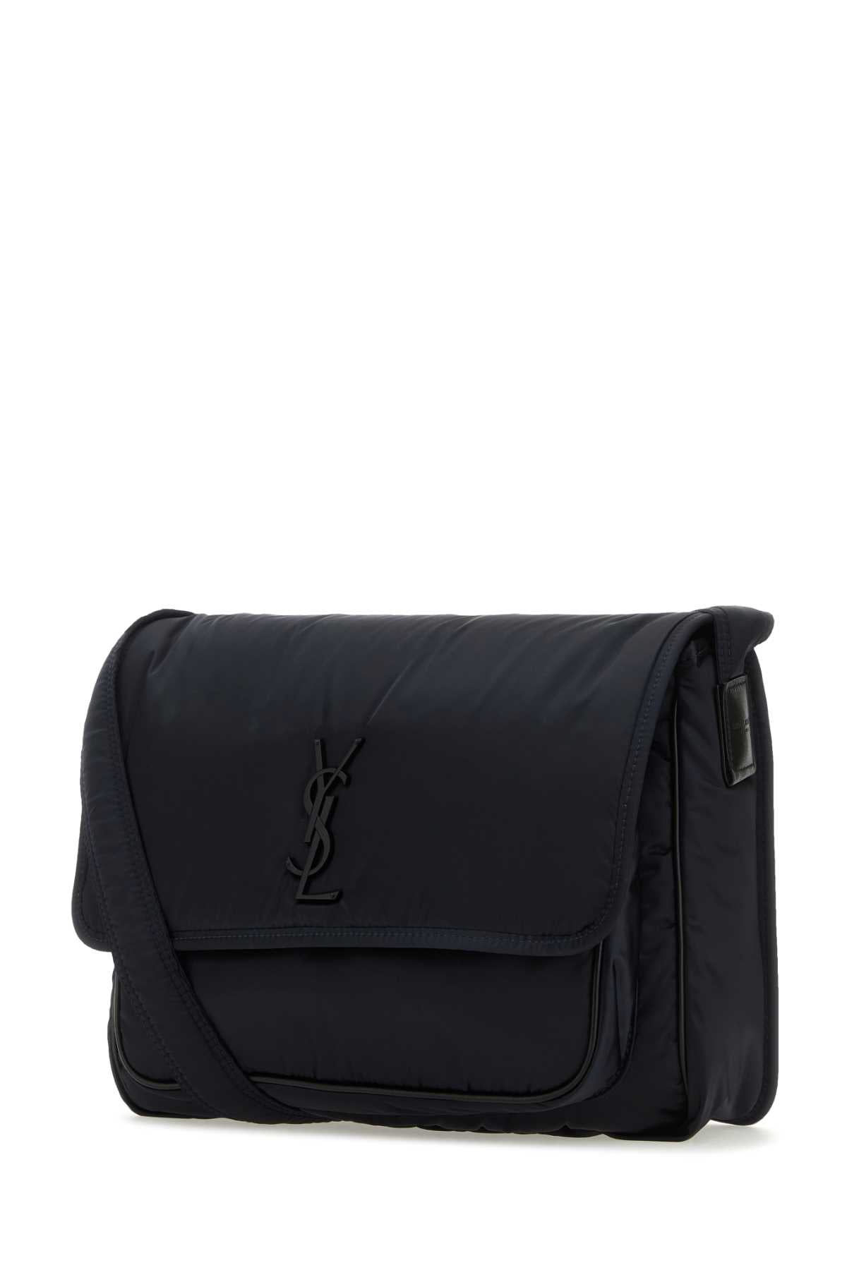 SAINT LAURENT Saint Laurent Men Dark Blue Nylon Niki Crossbody Bag