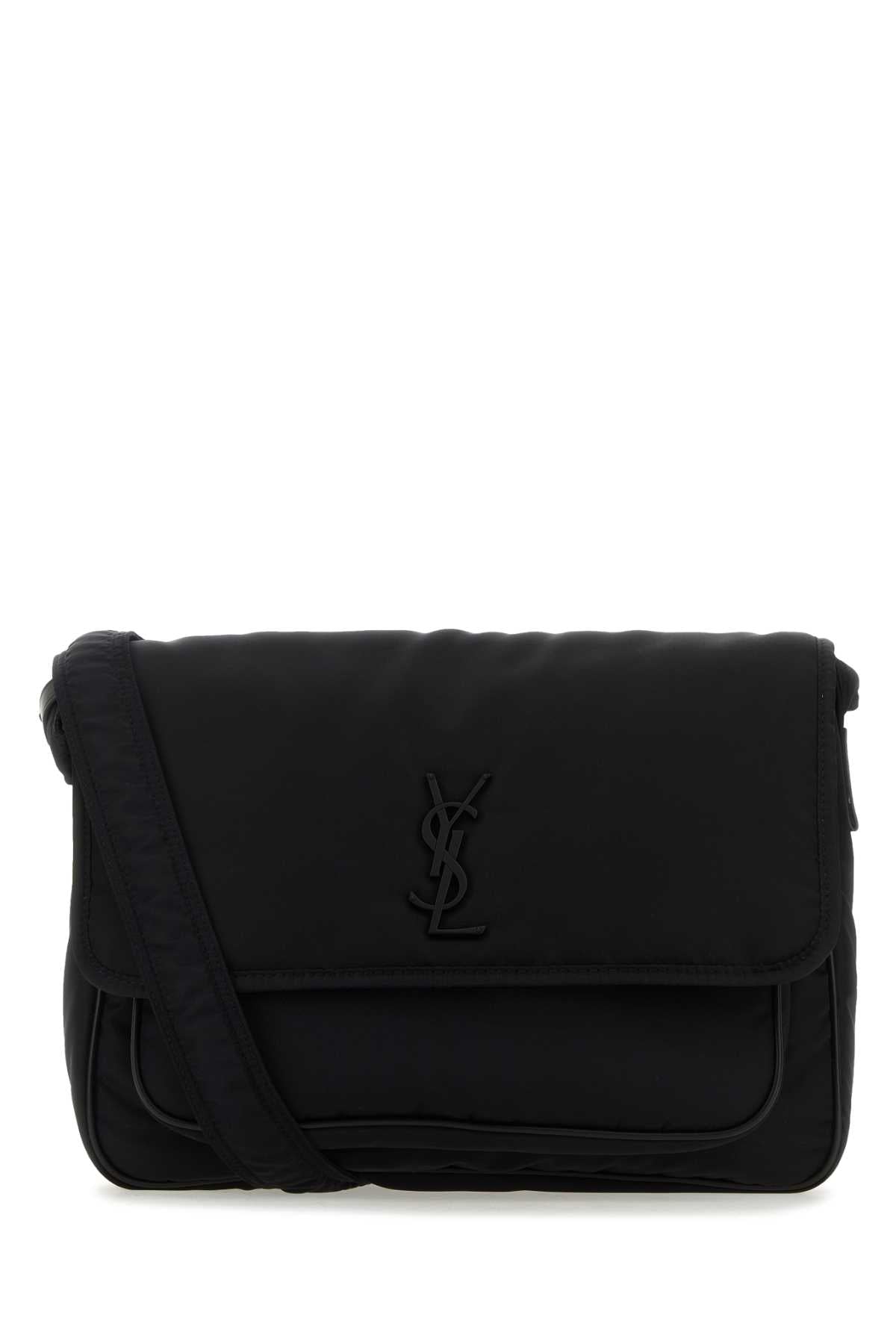 SAINT LAURENT Saint Laurent Men Black Nylon Niki Crossbody Bag