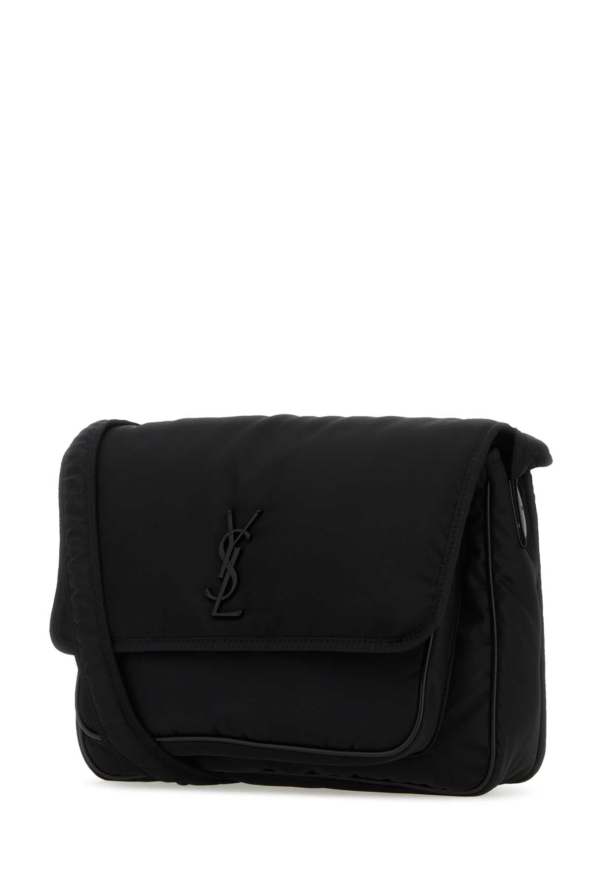 SAINT LAURENT Saint Laurent Men Black Nylon Niki Crossbody Bag