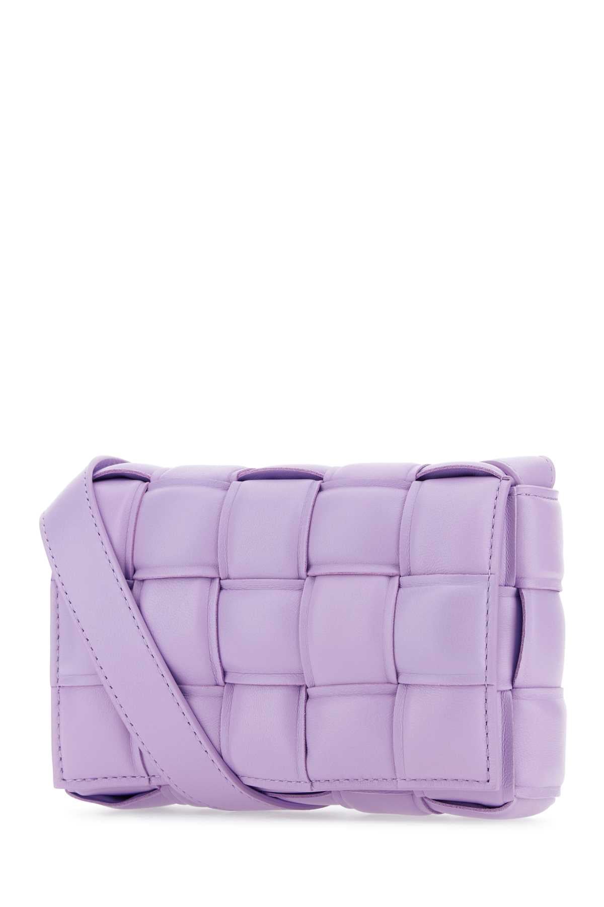 BOTTEGA VENETA Bottega Veneta Women Lilac Nappa Leather Small Padded Cassette Crossbody Bag