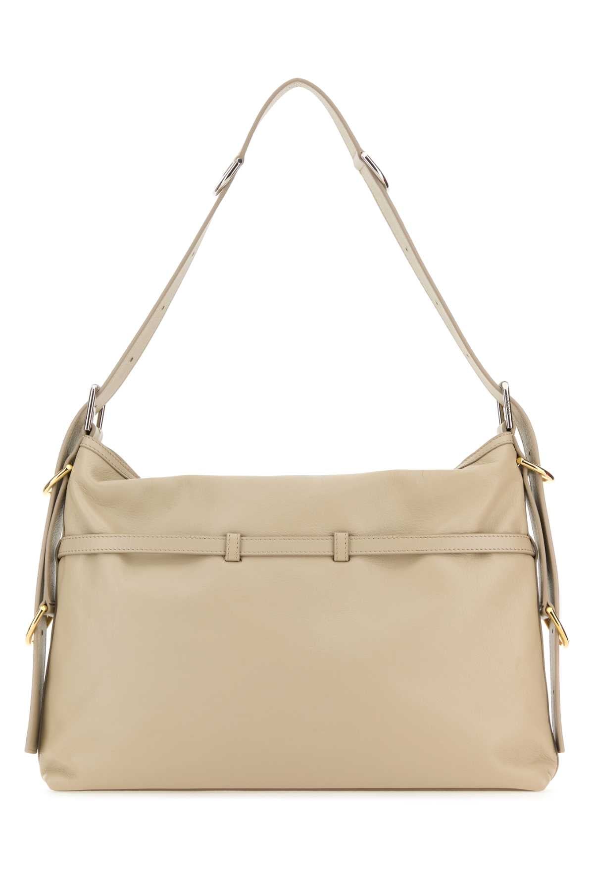 GIVENCHY Givenchy Women Sand Leather Medium Voyou Shoulder Bag