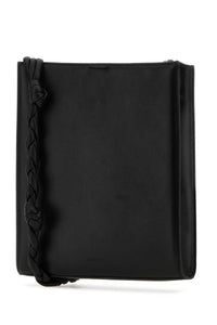 JIL SANDER Jil Sander Women Black Leather Medium Tangle Shoulder Bag