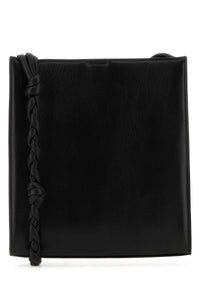 JIL SANDER Jil Sander Women Black Leather Medium Tangle Shoulder Bag