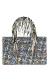 KARA Kara Women Light-Blue Rhinestones Handbag