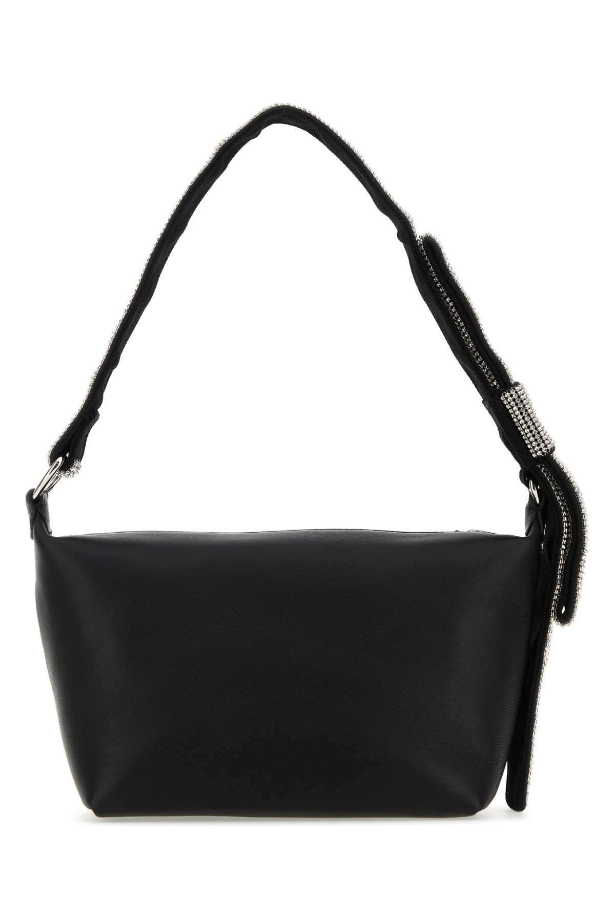 KARA Kara Women Black Nappa Leather Shoulder Bag