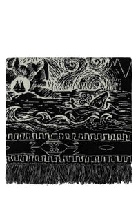Alanui Men Embroidered Wool Blend Antarctic Expedition Blanket