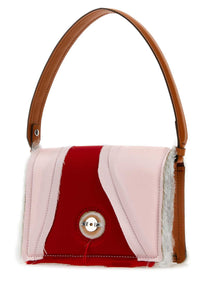 DENTRO Dentro Women Multicolor Satin And Leather Mirim Handbag