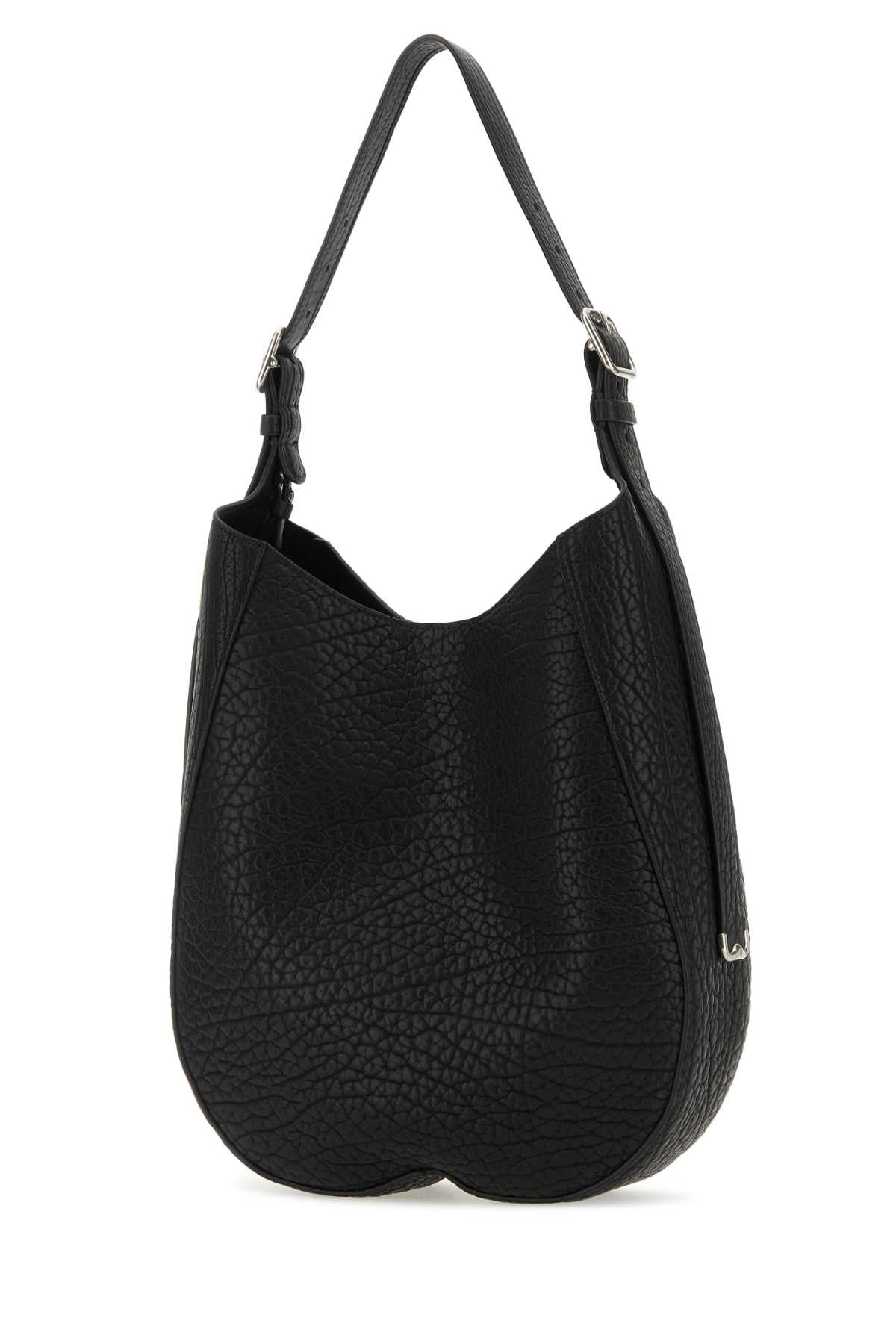 BURBERRY Burberry Women Black Leather Medium Chess Shoulder Bag
