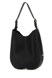 BURBERRY Burberry Women Black Leather Medium Chess Shoulder Bag