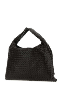 BOTTEGA VENETA Bottega Veneta Women Dark Brown Leather Hop Shoulder Bag