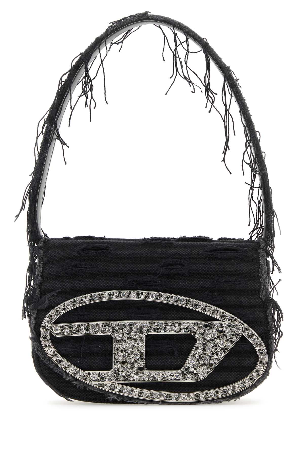 DIESEL Diesel Men Black Denim 1Dr Shoulder Bag