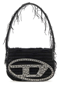 DIESEL Diesel Men Black Denim 1Dr Shoulder Bag