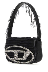 DIESEL Diesel Men Black Denim 1Dr Shoulder Bag