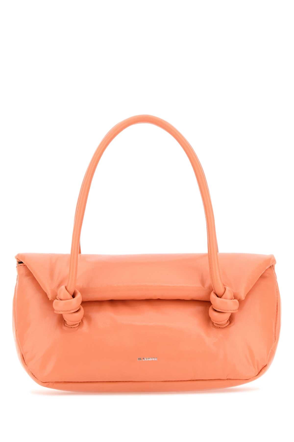 JIL SANDER Jil Sander Women Peach Leather Small Knot Handle Handbag