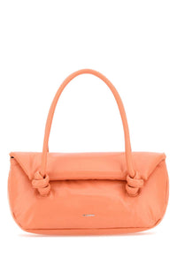 JIL SANDER Jil Sander Women Peach Leather Small Knot Handle Handbag