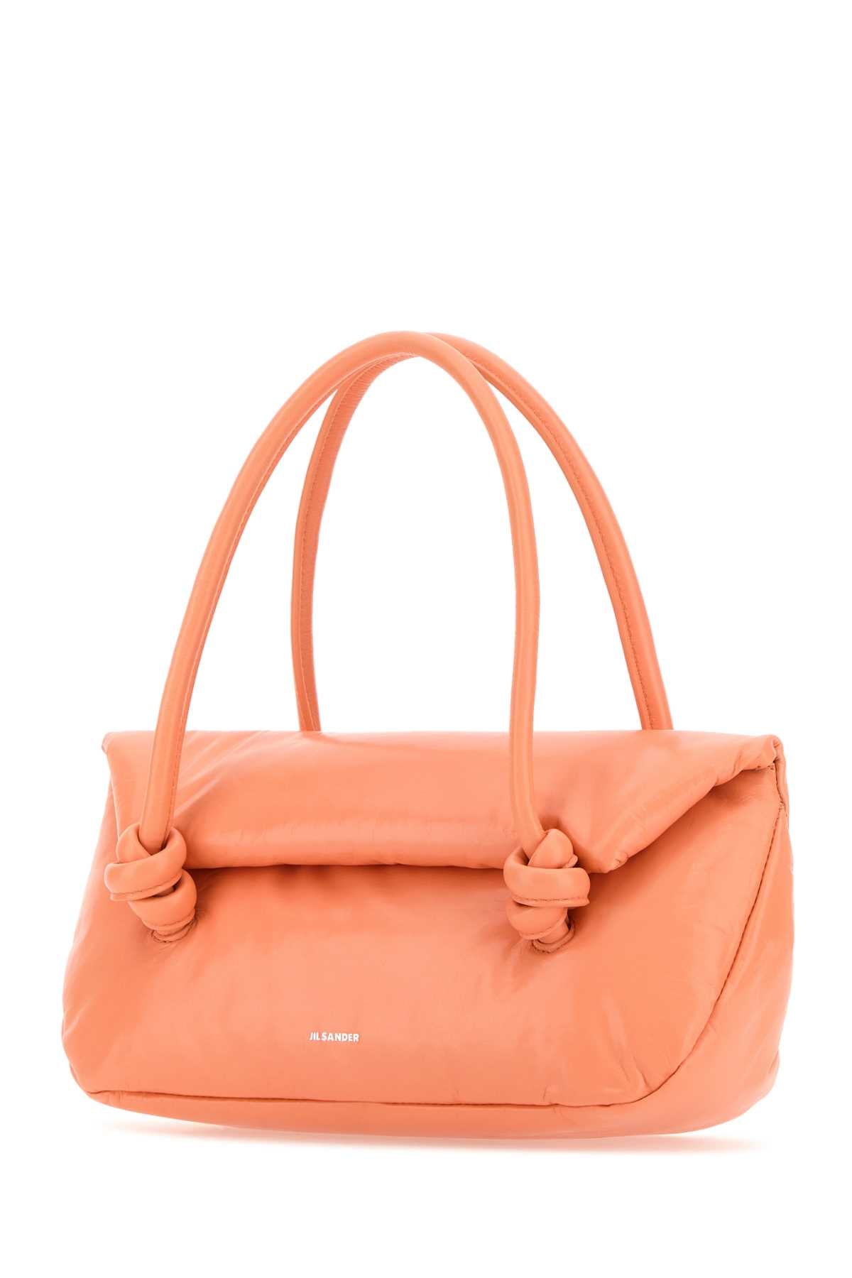 JIL SANDER Jil Sander Women Peach Leather Small Knot Handle Handbag