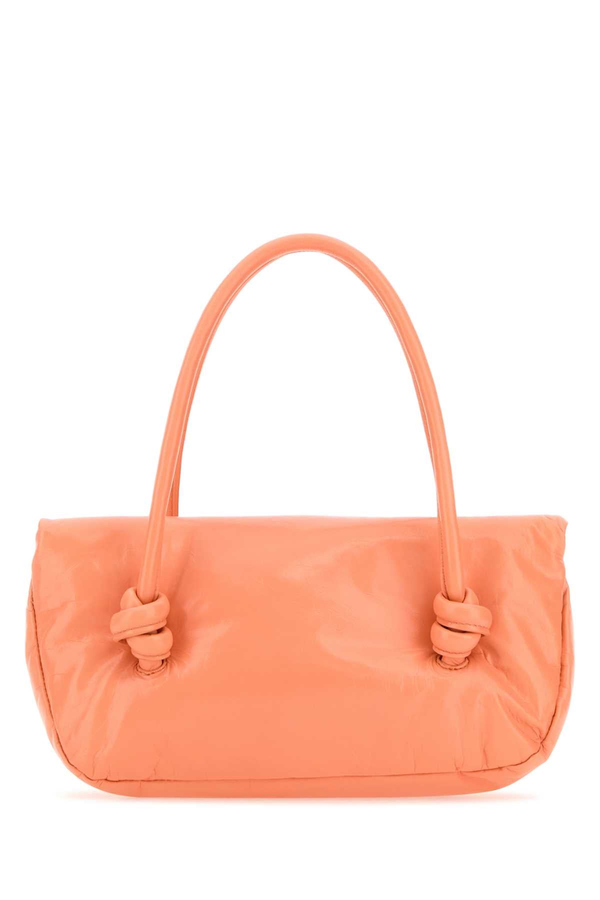 JIL SANDER Jil Sander Women Peach Leather Small Knot Handle Handbag