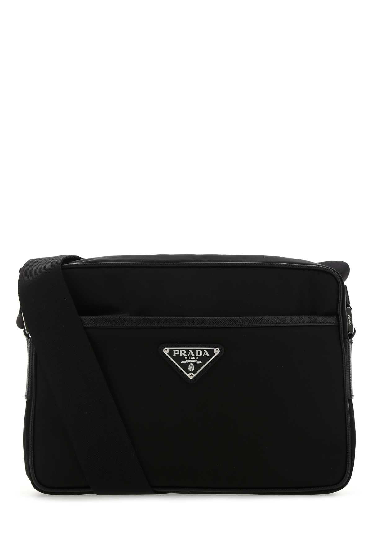 Prada Men Black Re-Nylon Crossbody Bag
