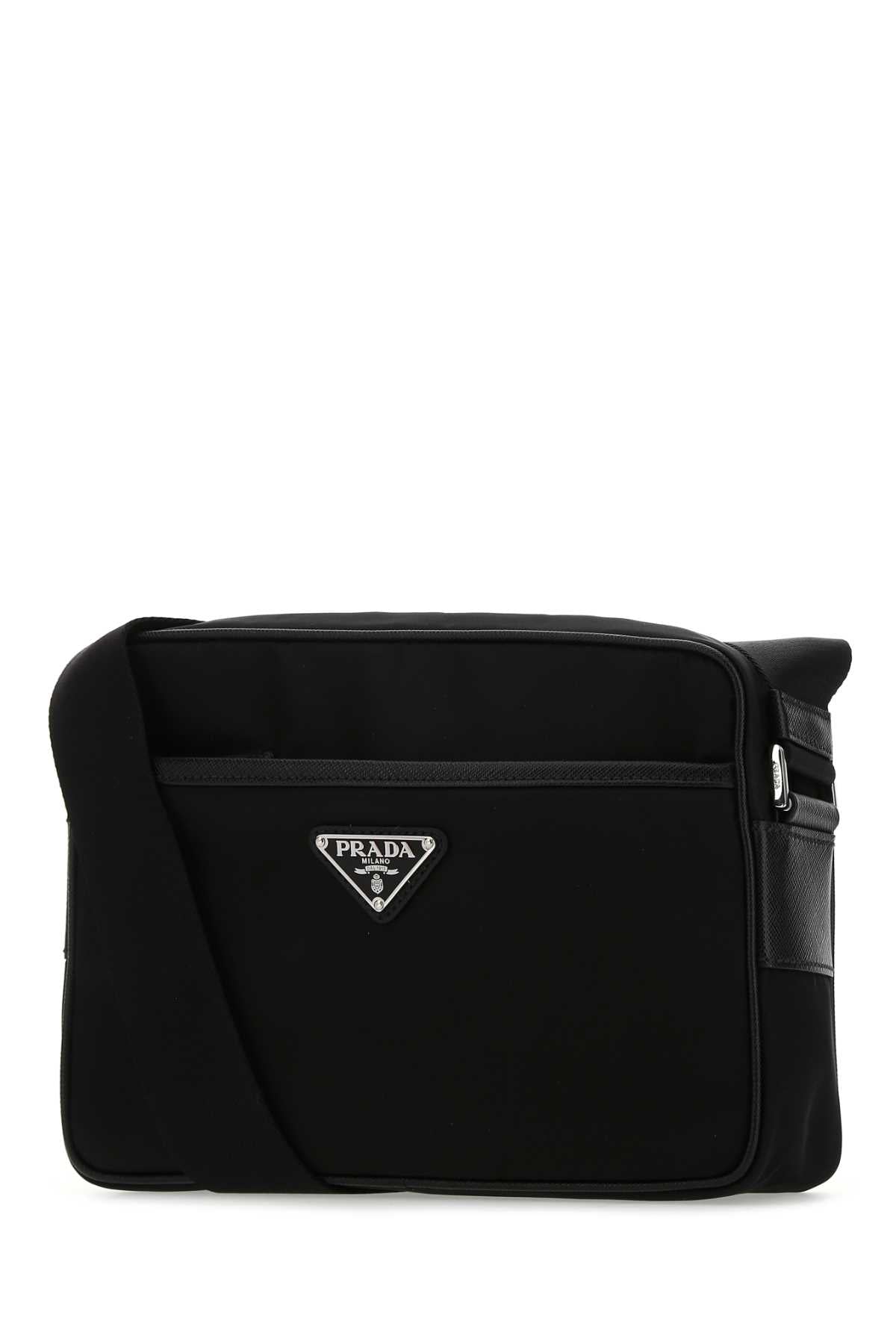 Prada Men Black Re-Nylon Crossbody Bag