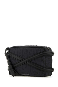 ALEXANDER MCQUEEN Alexander Mcqueen Men Black Nylon Harness Crossbody Bag