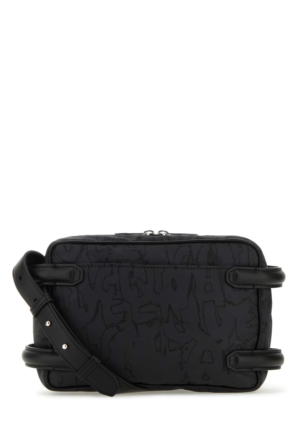 ALEXANDER MCQUEEN Alexander Mcqueen Men Black Nylon Harness Crossbody Bag