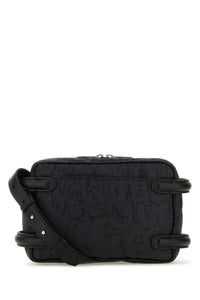 ALEXANDER MCQUEEN Alexander Mcqueen Men Black Nylon Harness Crossbody Bag