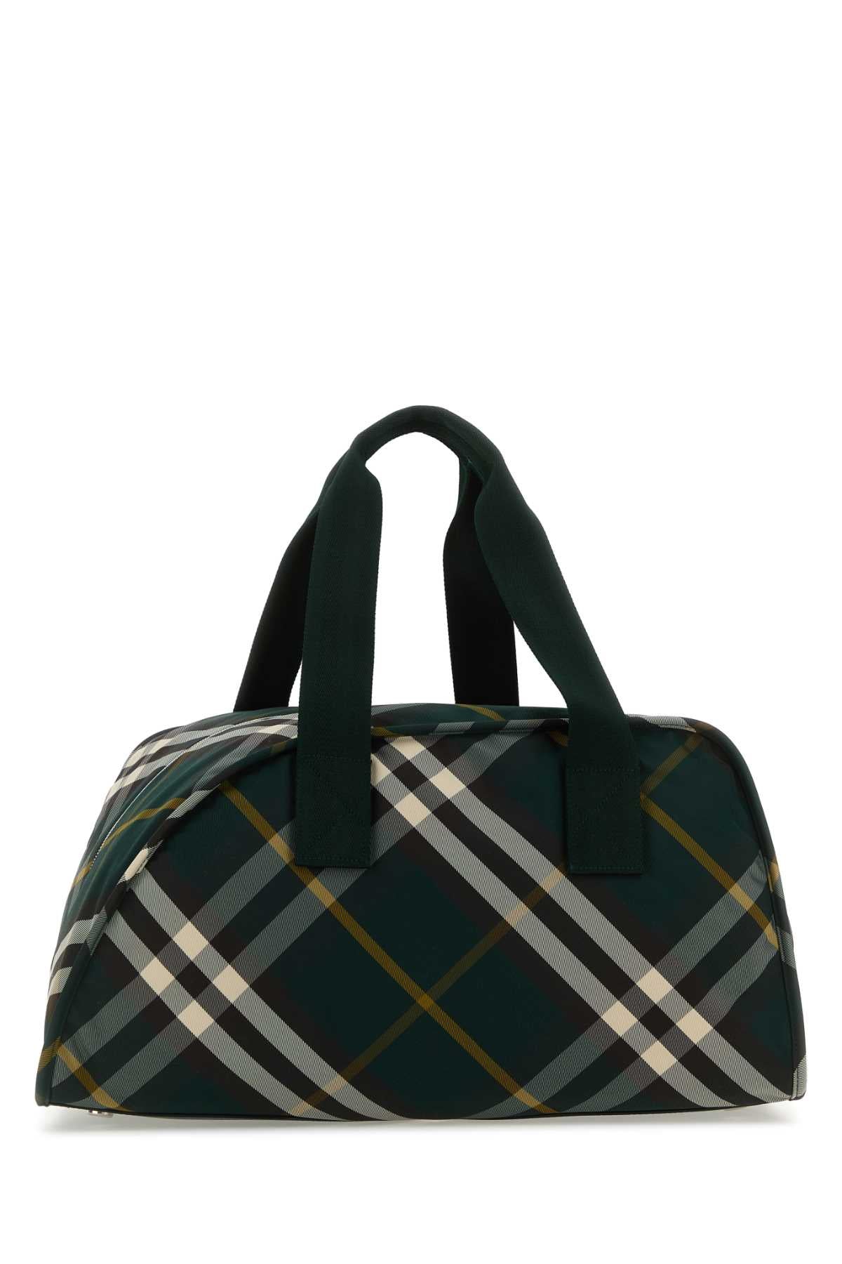 BURBERRY Burberry Men Printed Nylon Shield Travel Bag