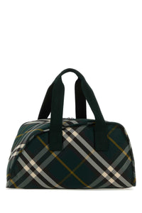 BURBERRY Burberry Men Printed Nylon Shield Travel Bag
