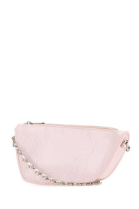 BURBERRY Burberry Women Pastel Pink Leather Micro Shield Shoulder Bag