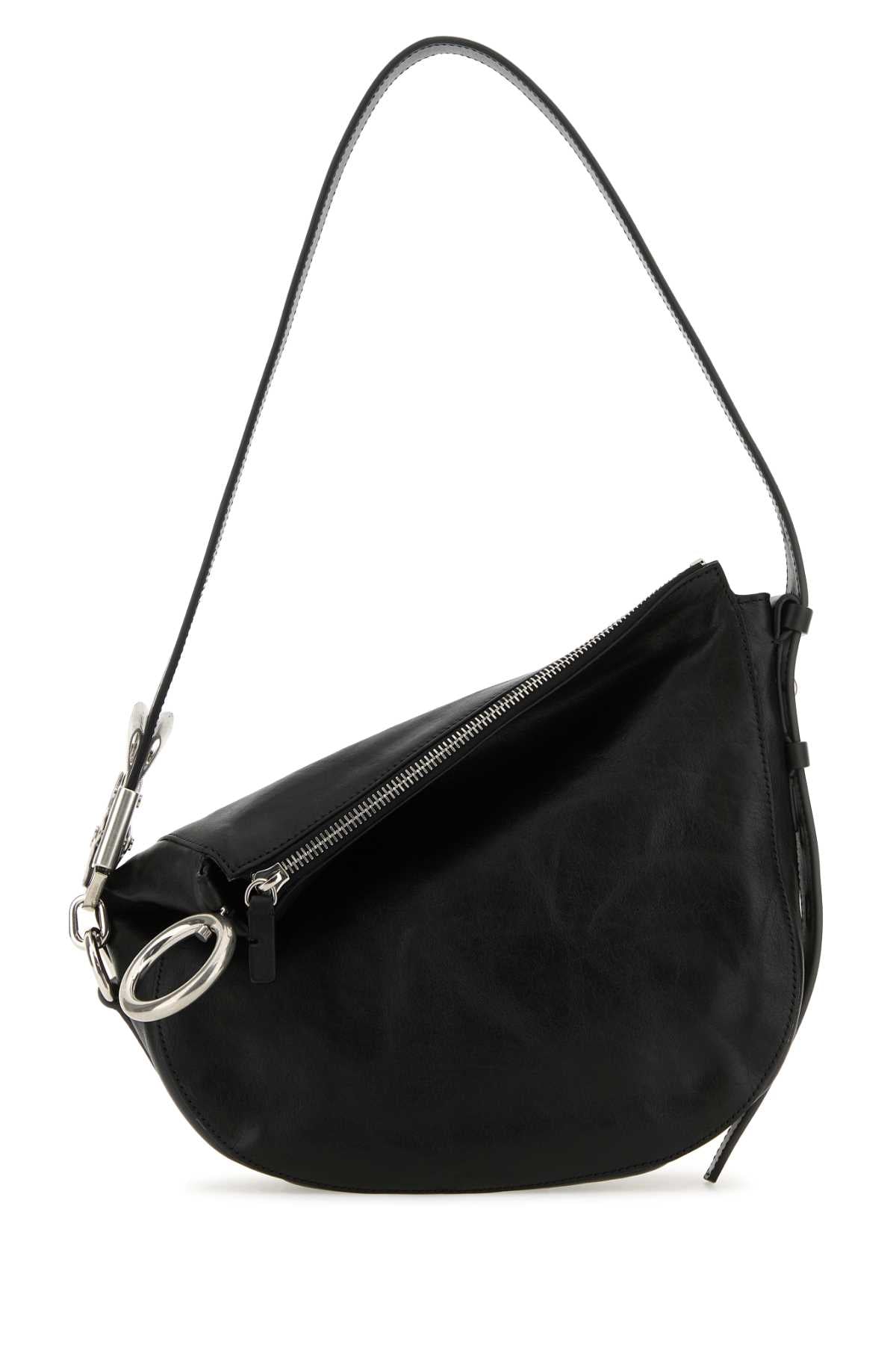 BURBERRY Burberry Women Black Leather Knight Small Shoulder Bag
