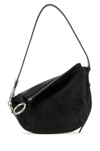 BURBERRY Burberry Women Black Leather Knight Small Shoulder Bag