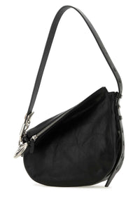 BURBERRY Burberry Women Black Leather Knight Small Shoulder Bag
