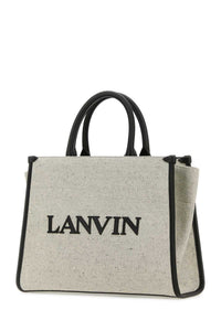 LANVIN Lanvin Women Two-Tone Canvas Small In & Out Shopping Bag