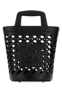 ETRO Etro Women Black Leather Coffa Bucket Bag