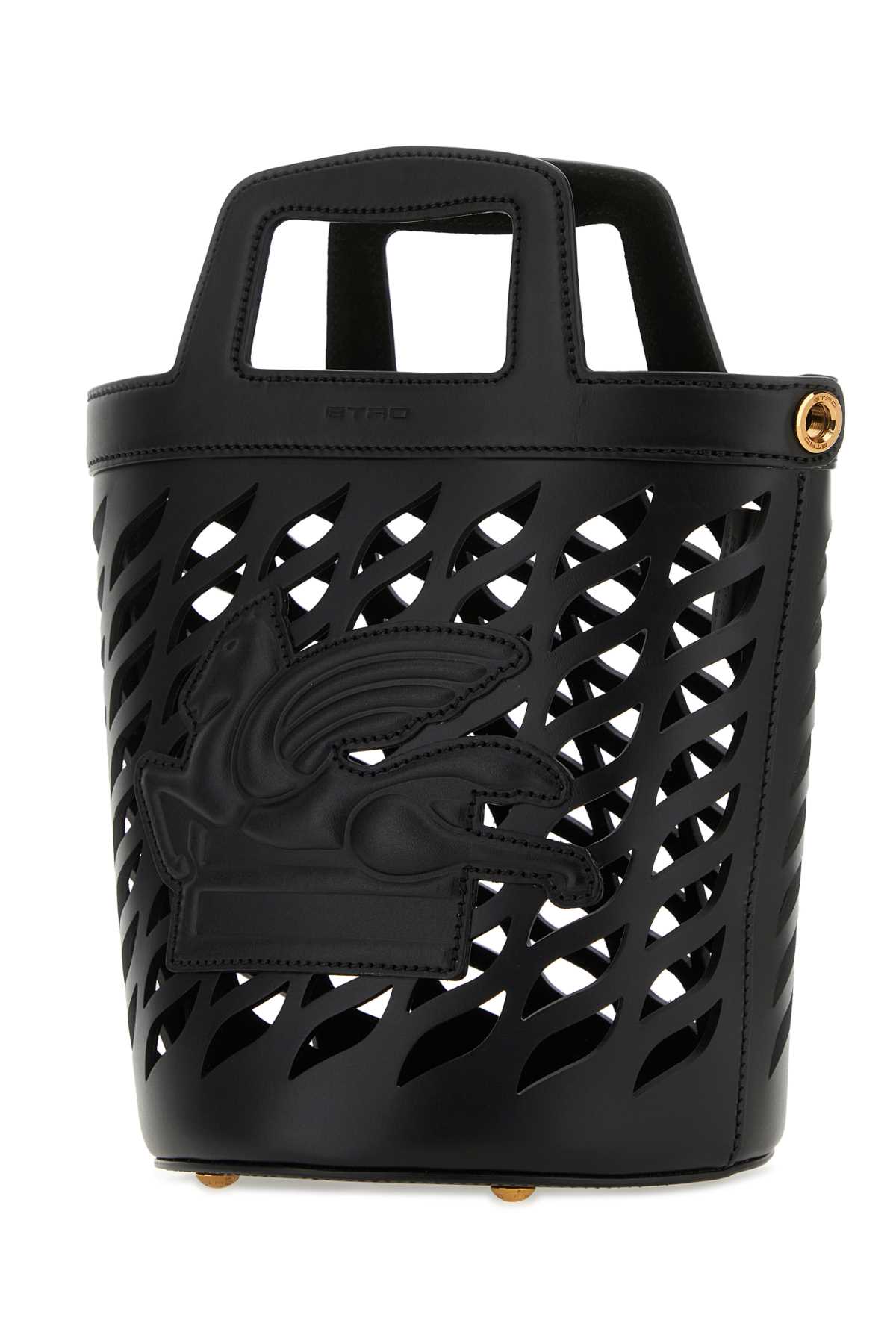 ETRO Etro Women Black Leather Coffa Bucket Bag