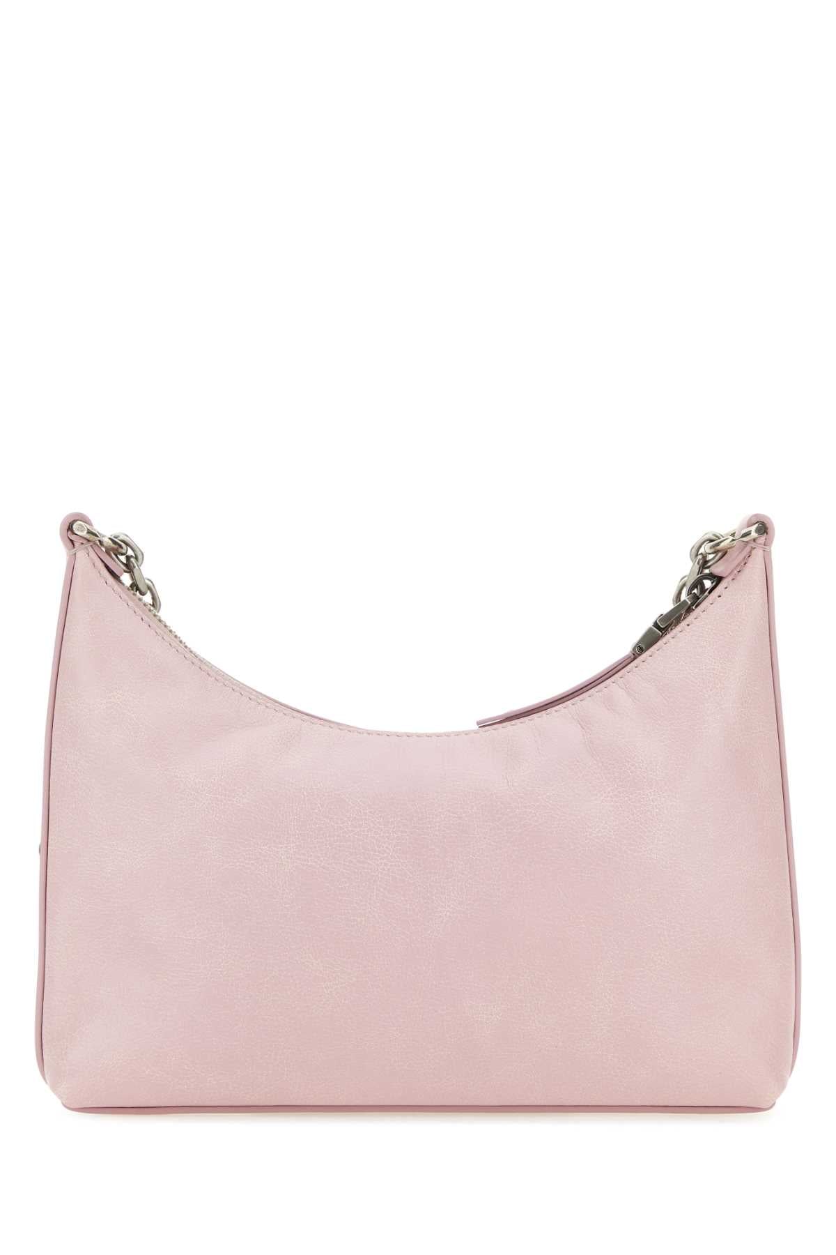 GIVENCHY Givenchy Women Pastel Pink Leather Voyou Boyfriend Party Shoulder Bag