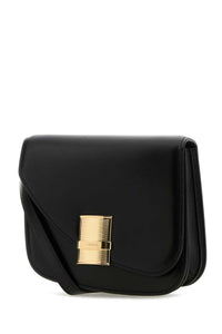 SALVATORE FERRAGAMO Salvatore Ferragamo Women Black Leather Crossbody Bag