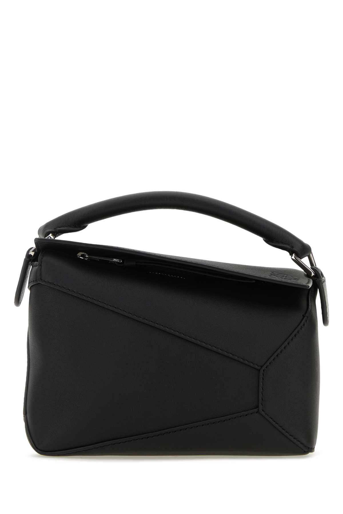 LOEWE Loewe Women Black Leather Mini Puzzle Handbag