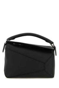 LOEWE Loewe Women Black Leather Mini Puzzle Handbag