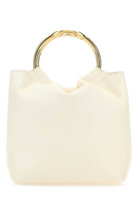 VALENTINO GARAVANI Valentino Garavani Women Ivory Leather Bucket Bag