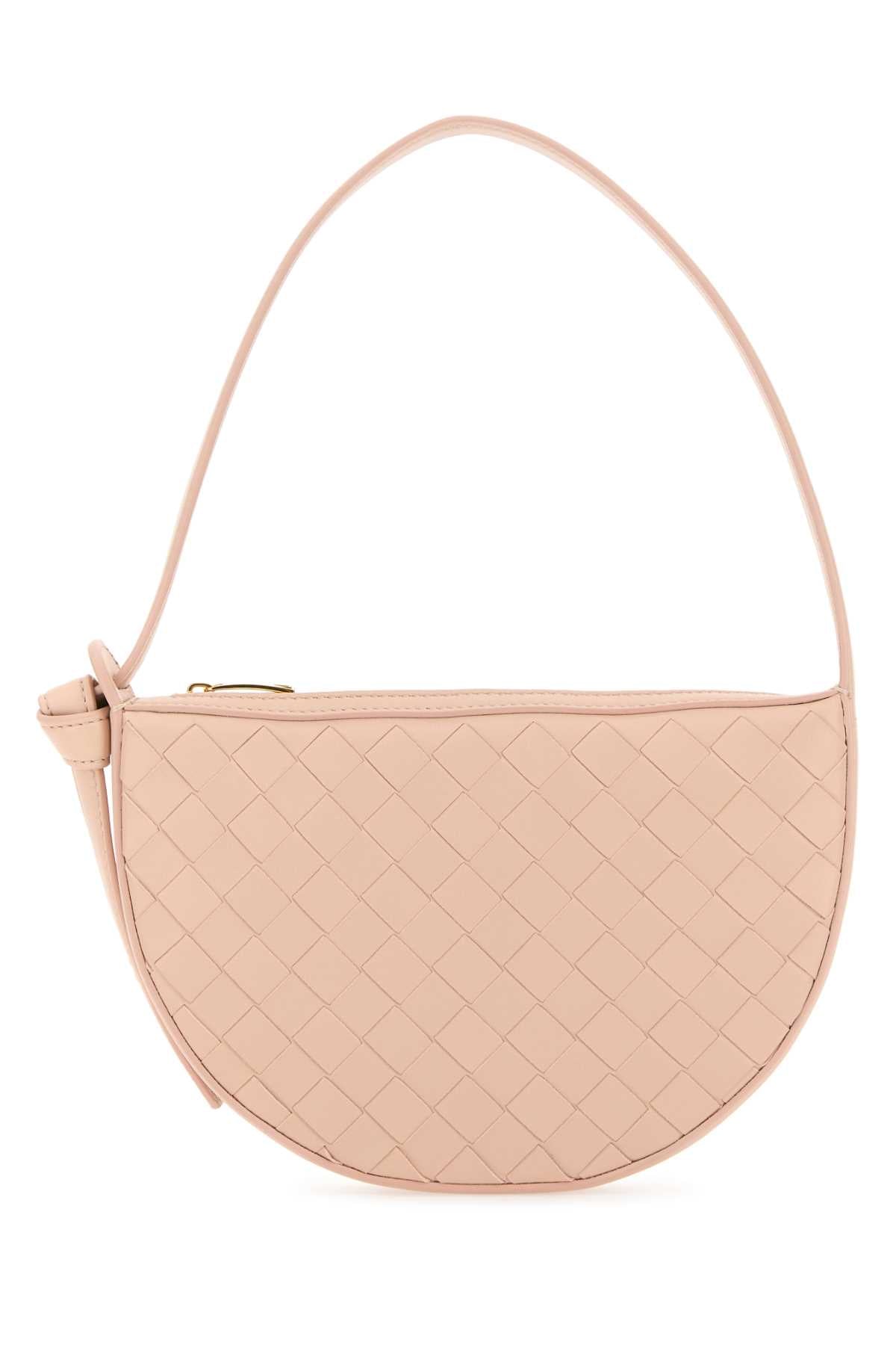 BOTTEGA VENETA Bottega Veneta Women Light Pink Leather Mini Sunrise Shoulder Bag