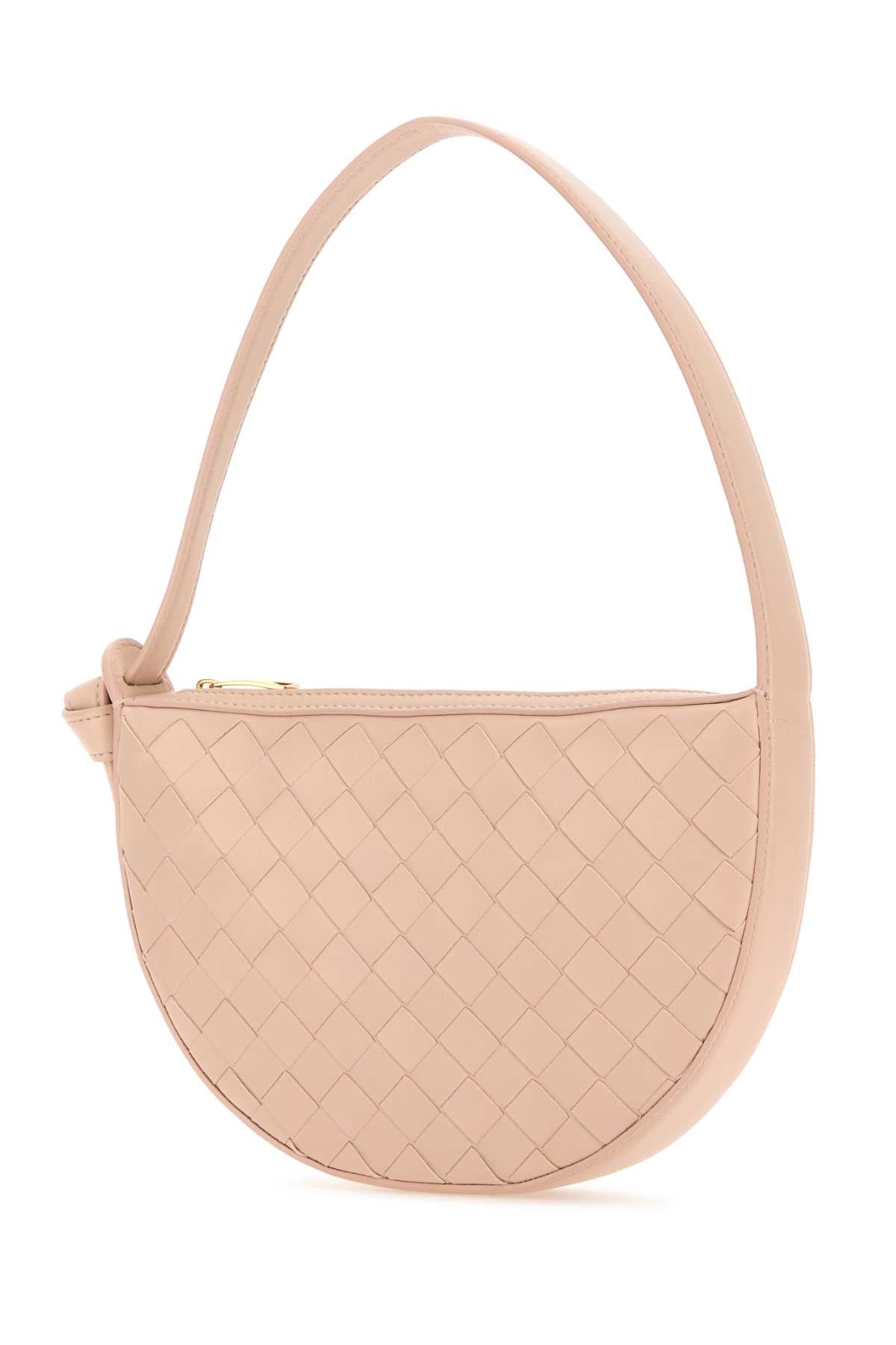 BOTTEGA VENETA Bottega Veneta Women Light Pink Leather Mini Sunrise Shoulder Bag