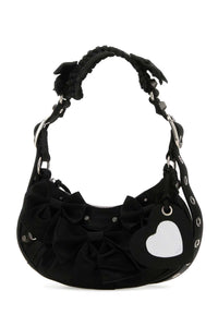 BALENCIAGA Balenciaga Women Black Satin Le Cagole Xs Shoulder Bag