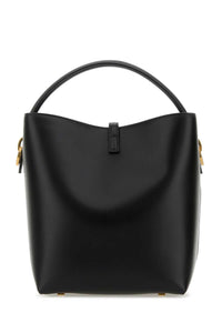 SAINT LAURENT Saint Laurent Women Black Leather Le 37 Bucket Bag
